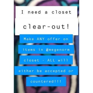 ⚠️CLOSET CLEAR-OUT!⚠️
